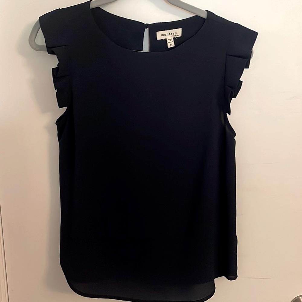 Navy blue blouse